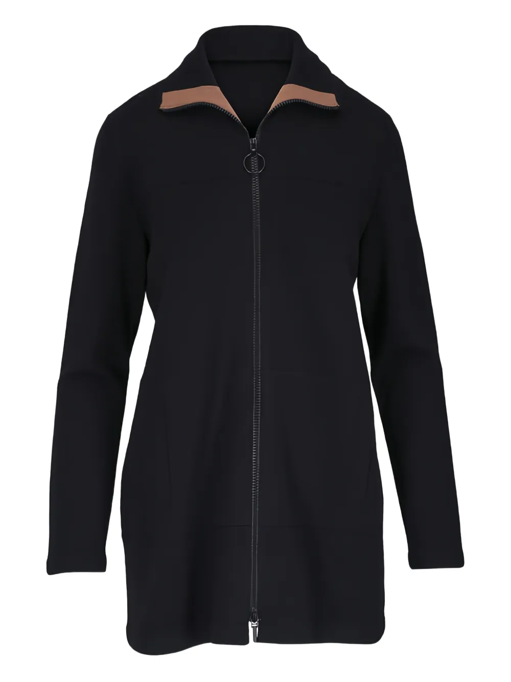 Akris Punto zip-up coat | Black | Image 1