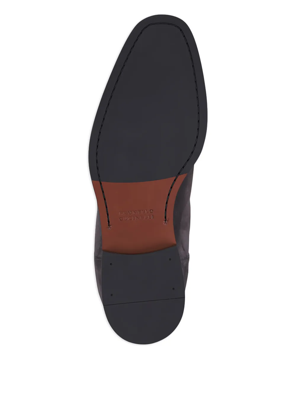 Brunello Cucinelli Laarzen met elastisch vlak Grijs