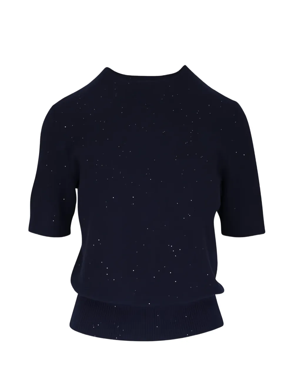 Akris short-sleeve knitted sweater - Blue