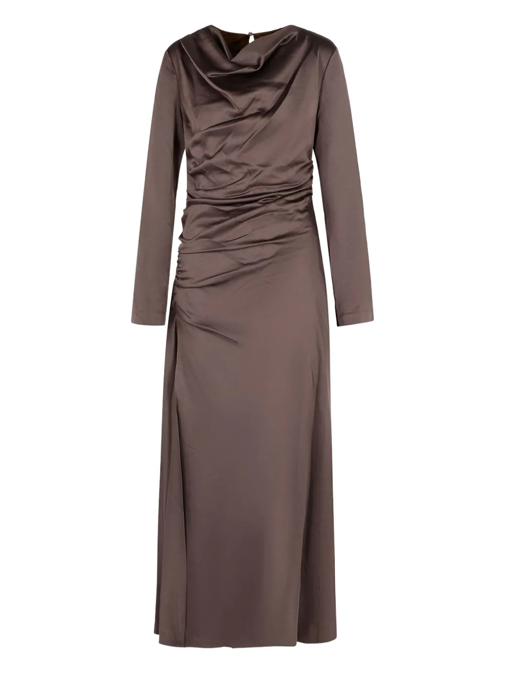 Simkhai cowl-neck draped dress | Brown | Image 1