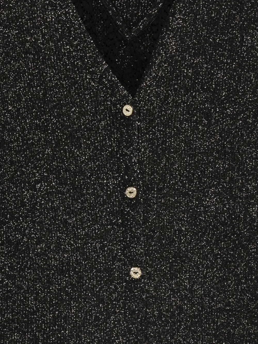 Liu •jo Panelled Cardigan In Black