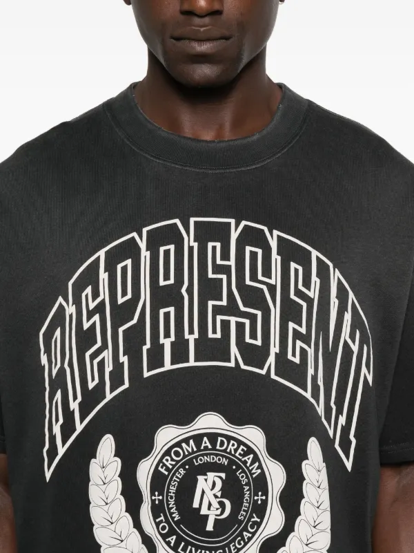 Represent Legacy Crest Tシャツ | ブラック | FARFETCH JP