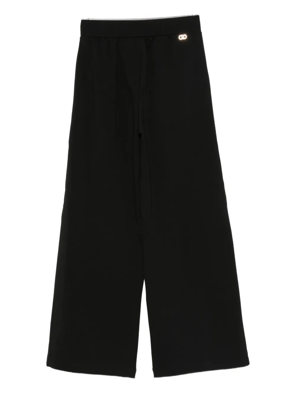 LIU JO flared wide-leg trousers - Zwart