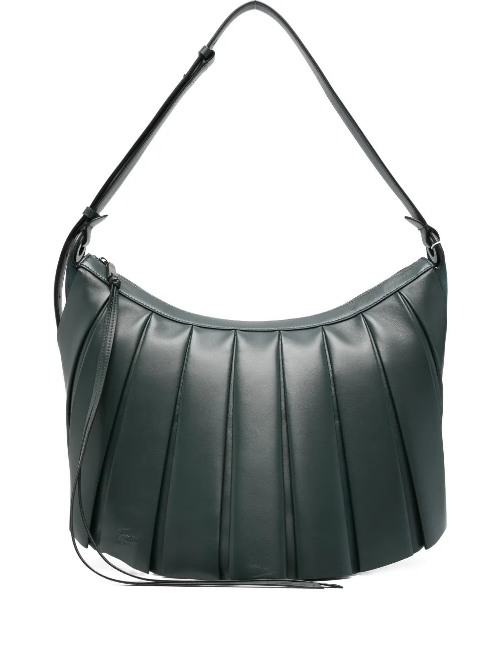 Lacoste pleated shoulder bag | Green | Image 1