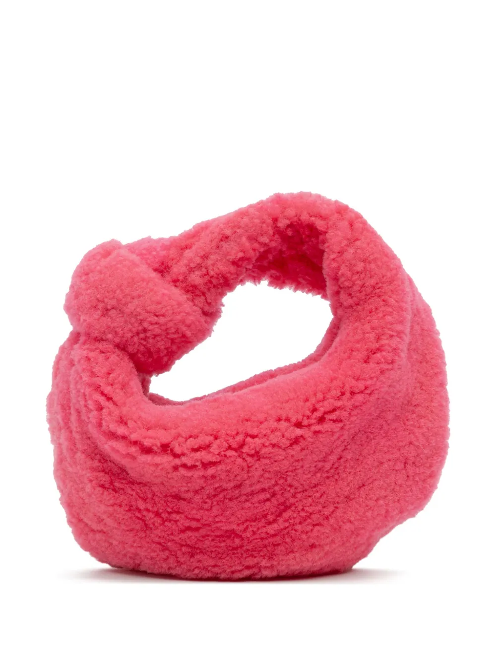 Bottega Veneta Pre-Owned 2012-2025 Mini Shearling Jodie hobo bag | Pink | Image 1