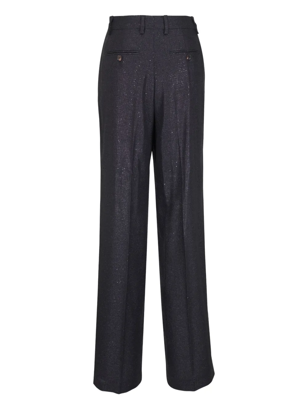 Kiton Broek met glitterdetails - Zwart