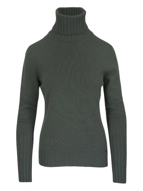 Kiton ribbed turtleneck top