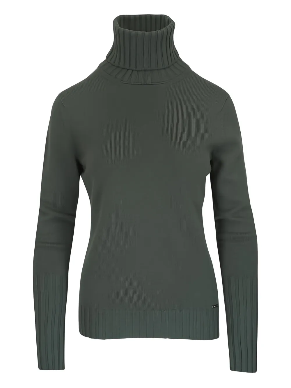 Kiton Top a coste a collo alto - Verde