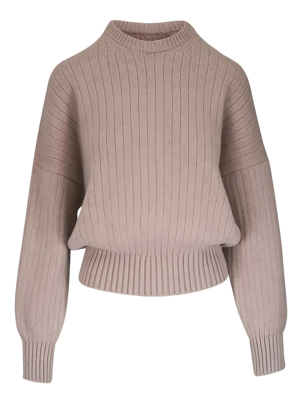 KHAITE Lennox ribbed sweater - Neutrals
