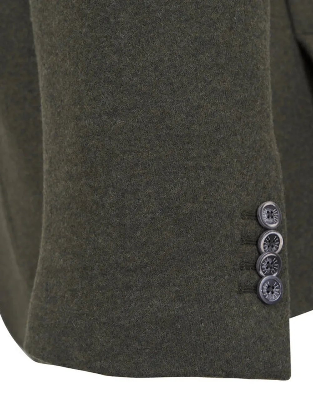  Fedeli Buttoned Pocket Blazer - Green 