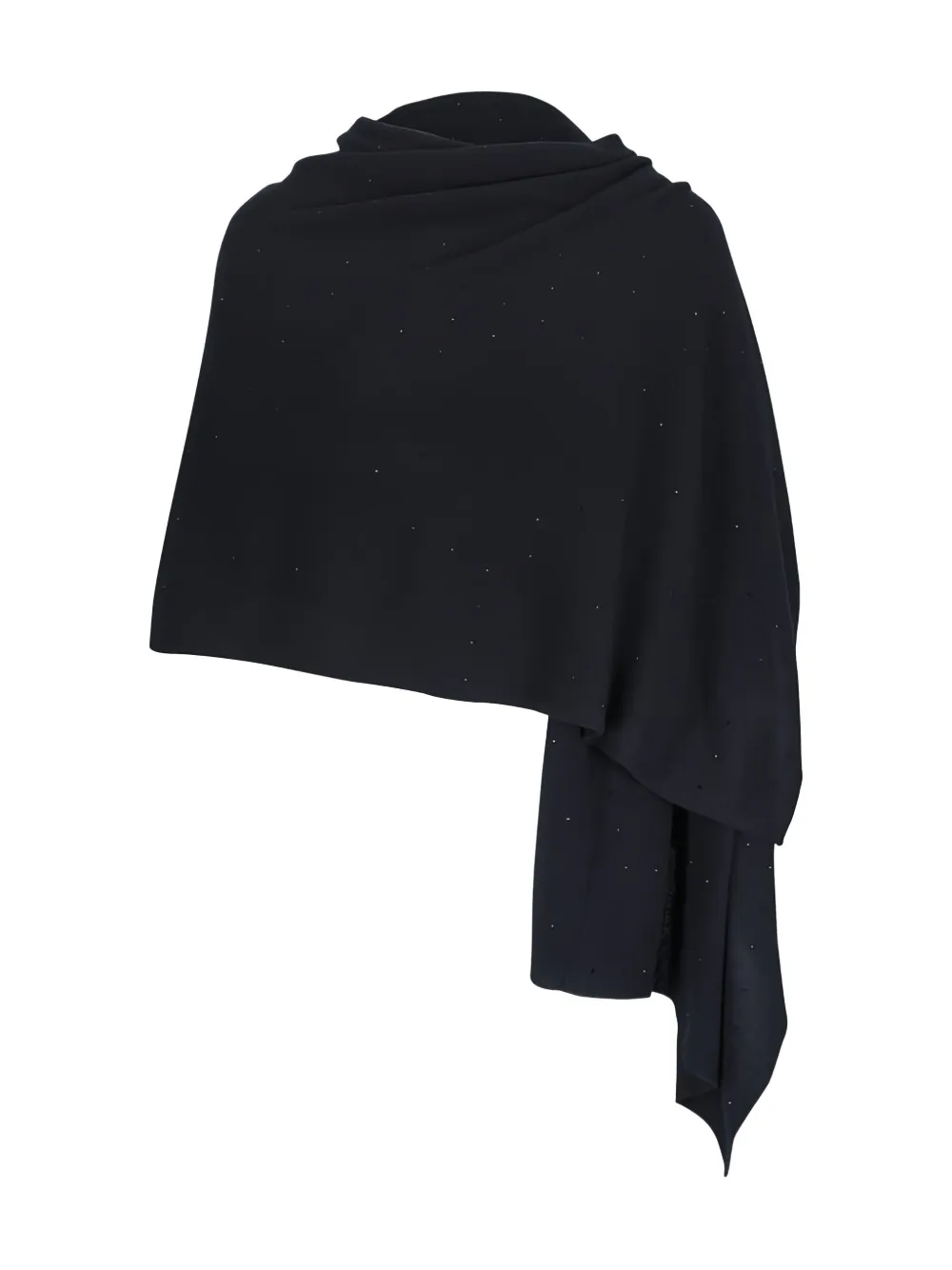 Kinross Cashmere embellished scarf - Nero
