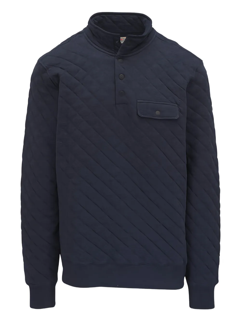 FAHERTY Epic quilted button sweatshirt | azul | Image 1