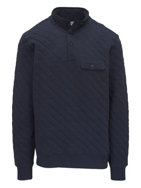FAHERTY Epic quilted button sweatshirt