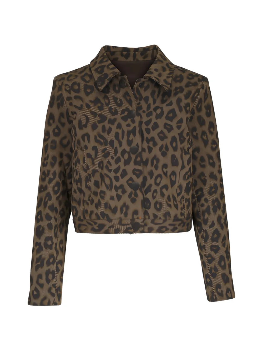 L'Agence Marla cropped jacket - Marrone