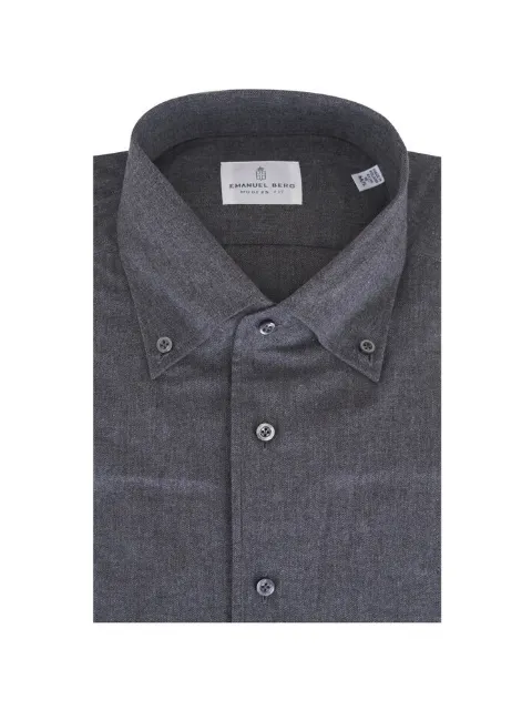 EMANUEL BERG buttoned-collar shirt