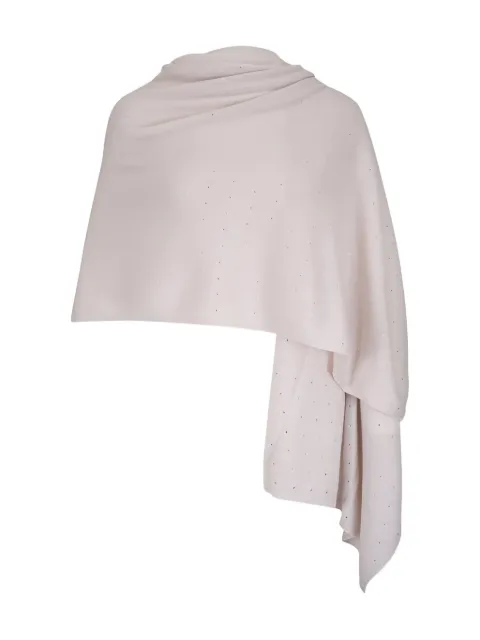 Kinross Cashmere embellished scarf