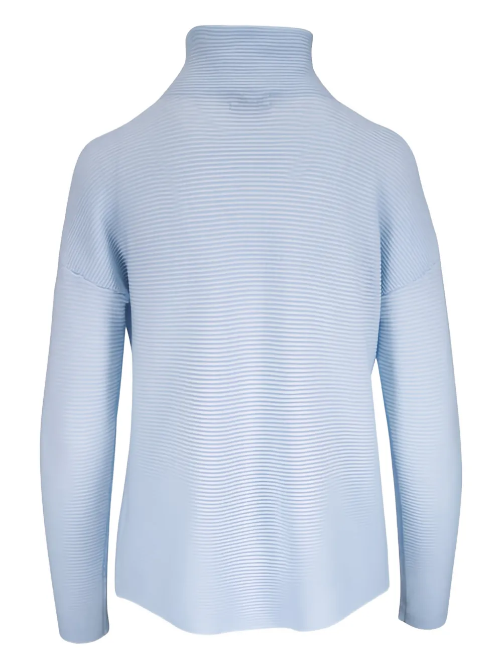 Kinross Cashmere Geribbelde top - Blauw