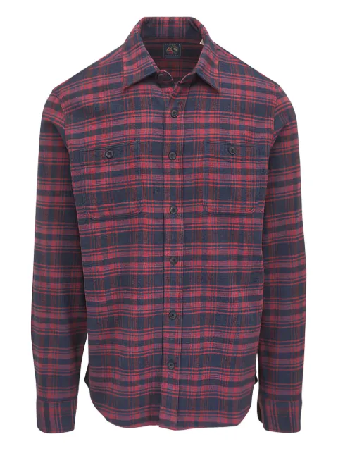 FAHERTY chest-pockets checked shirt