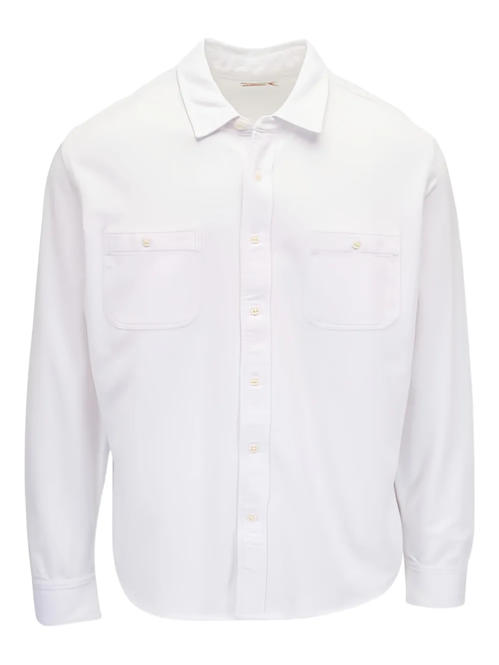 FAHERTY chest-pocket shirt - Bianco