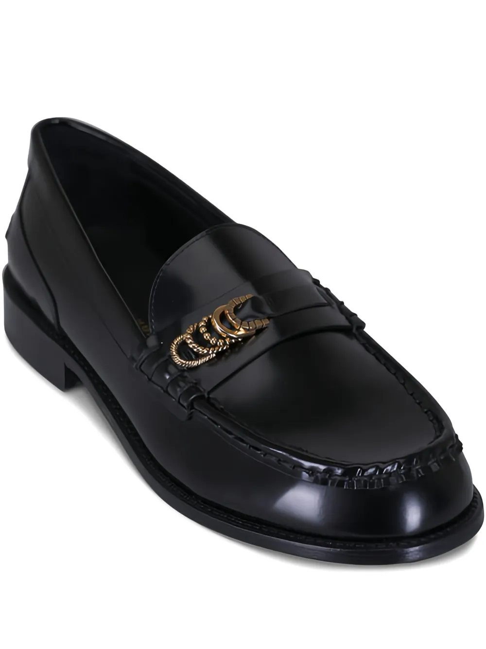 Dorothee Schumacher Loafers met kettingdetail Zwart