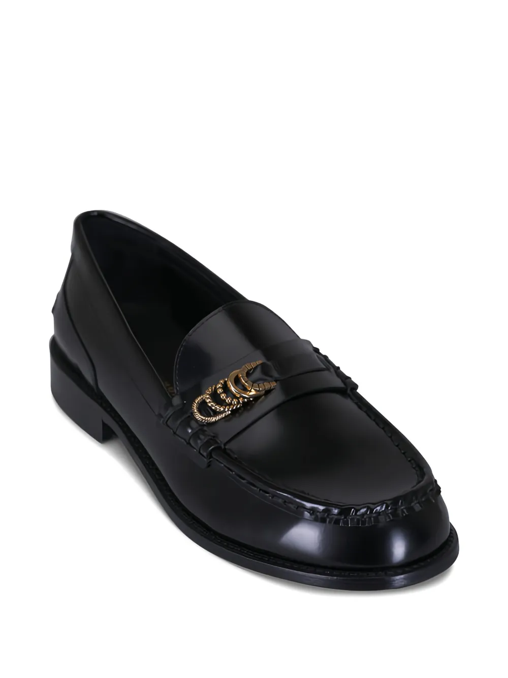 Dorothee Schumacher Loafers met kettingdetail Zwart
