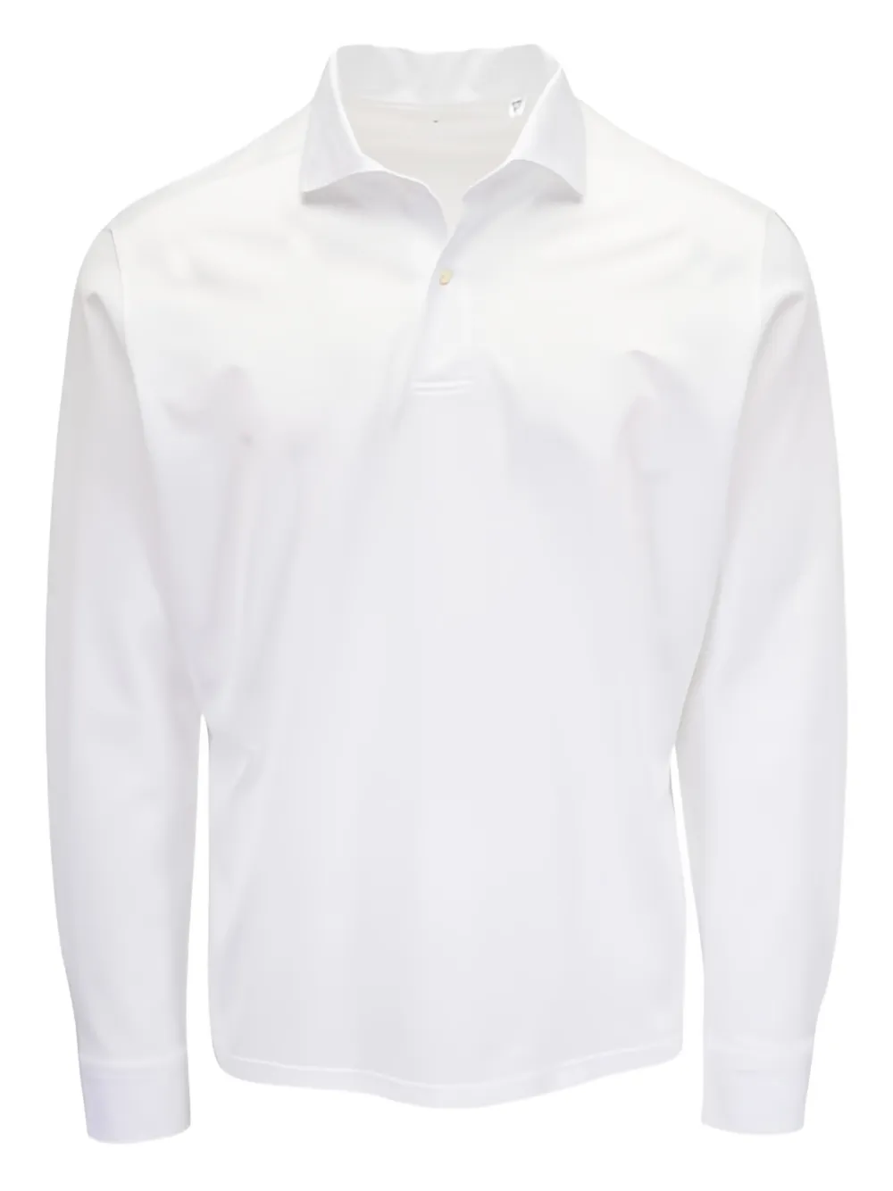 EMANUEL BERG Polo con orli a coste - Bianco