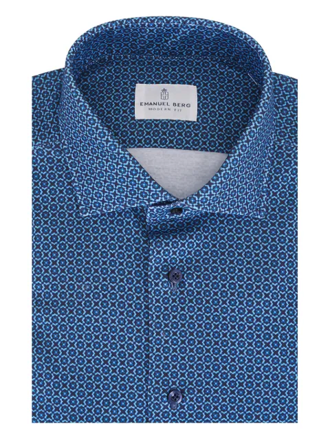 EMANUEL BERG patterned shirt