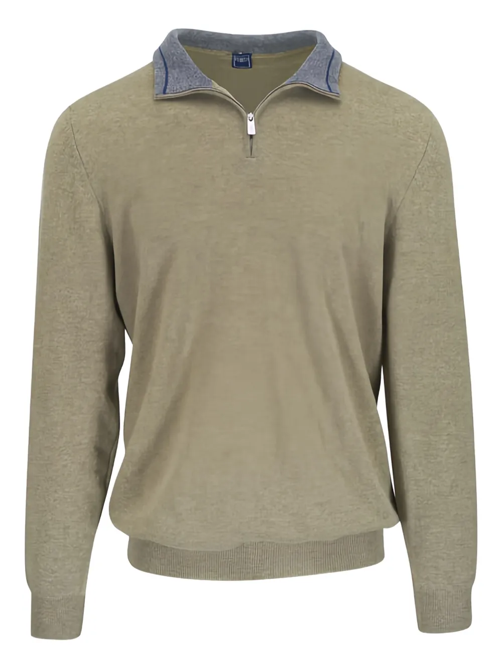 Fedeli Polo con zip - Verde