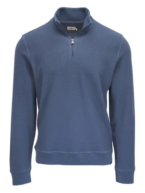FAHERTY zip-neck sweater
