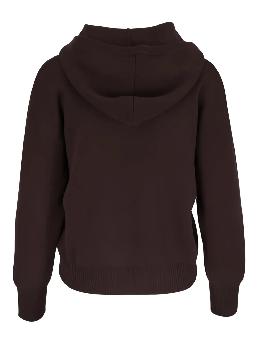 Kinross Cashmere Gebreide hoodie met capuchon - Bruin