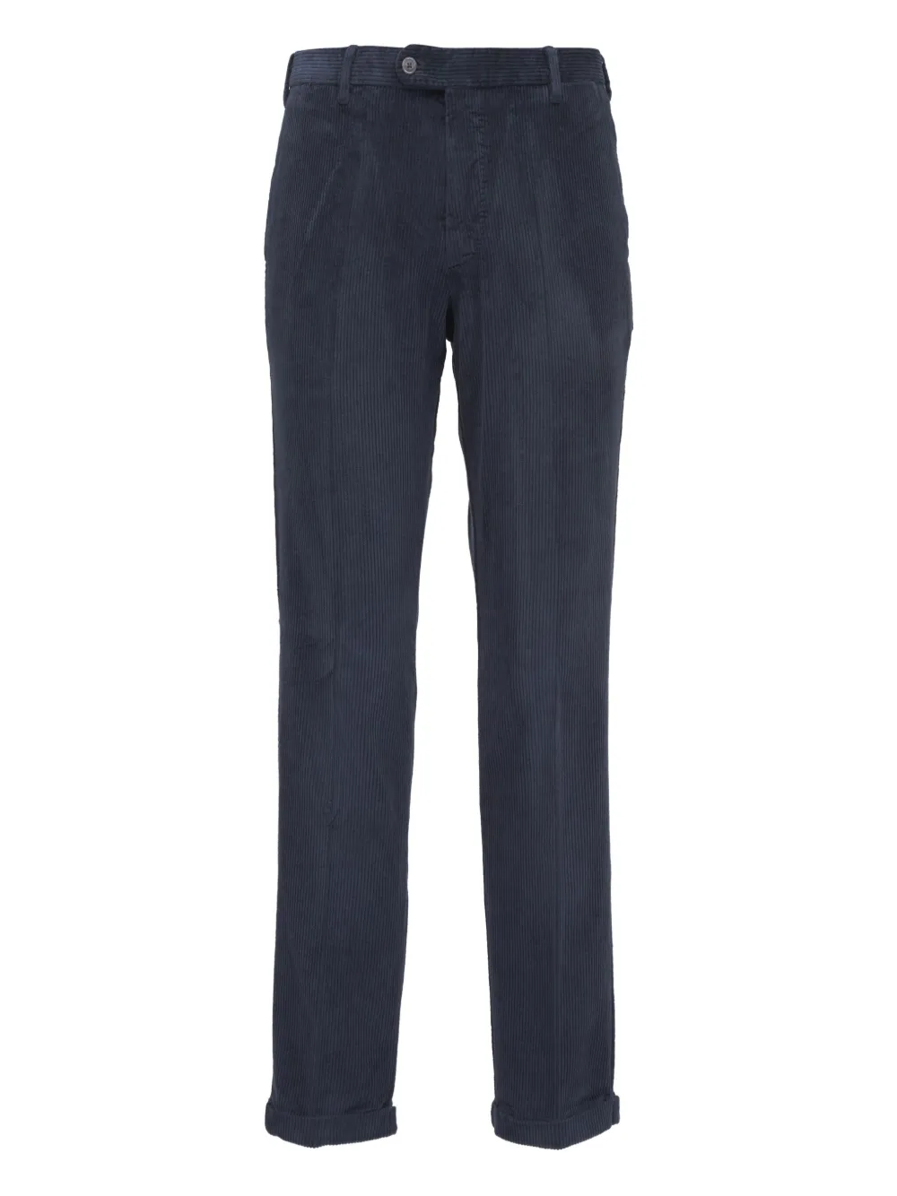 Fedeli pleated corduroy trousers | Blue | Image 1