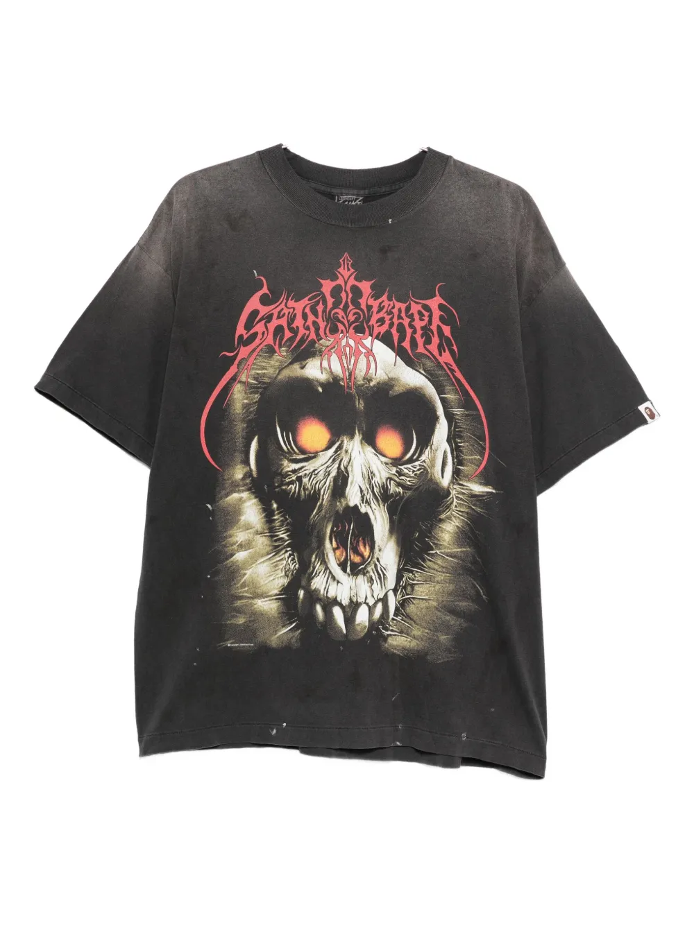 Saint Mxxxxxx Graphic-print T-shirt In Black