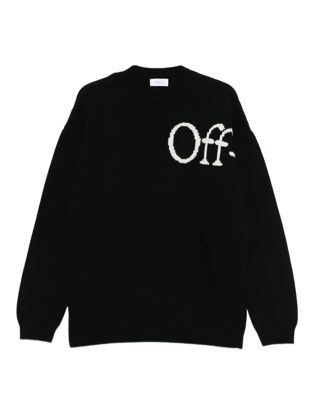 Off-White logo-detail sweater | Black | Image 1