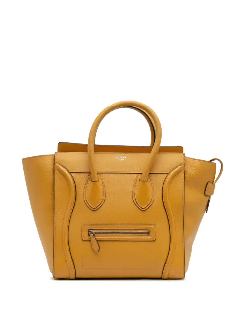 Celine Pre-Owned 2013 Mini Drummed Calfskin Luggage tote bag