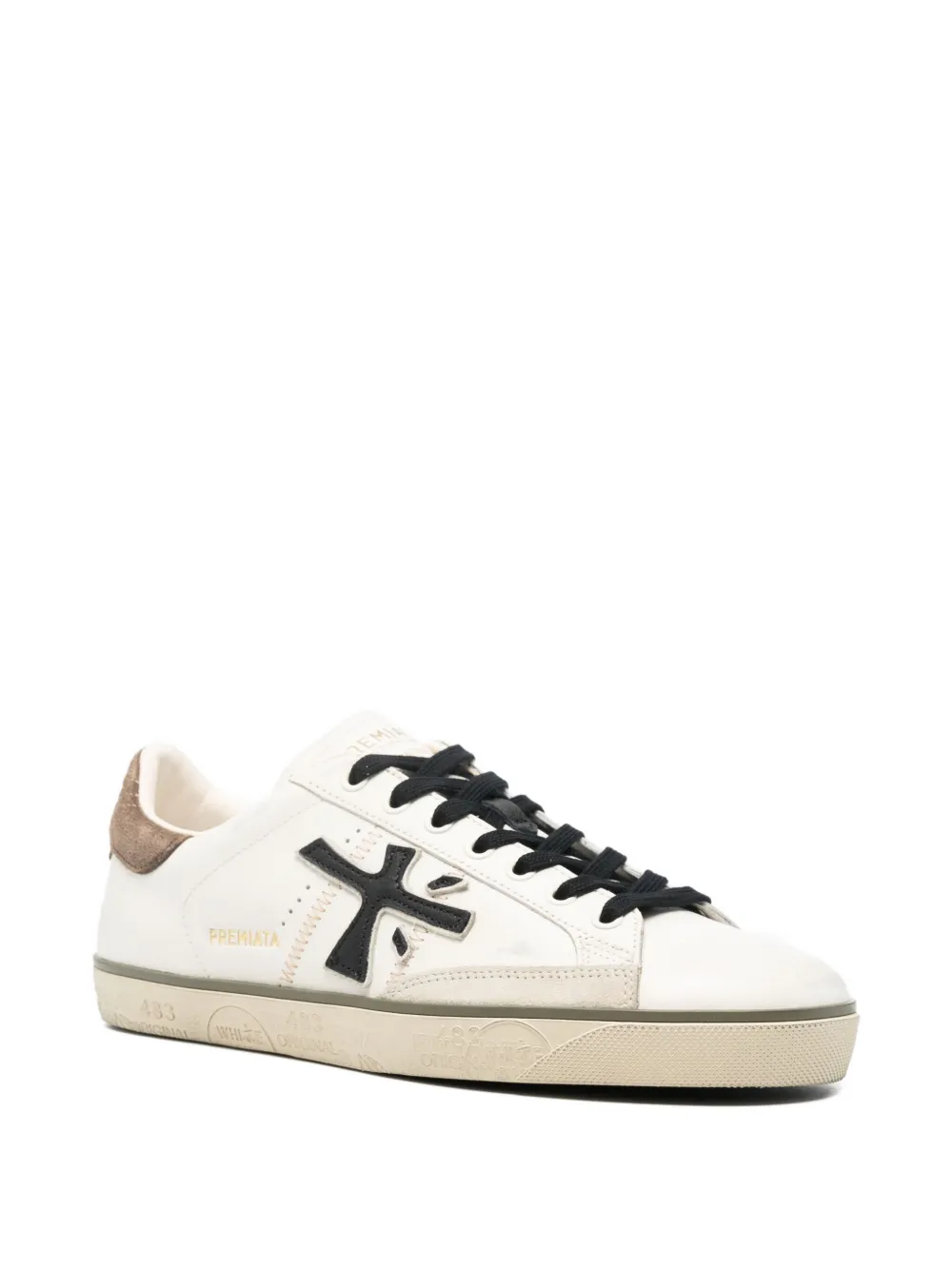 Premiata leather logo-motif sneakers | Low-Tops | Image 2