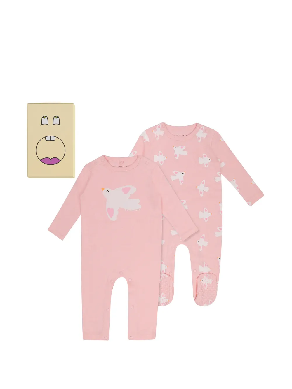 Stella McCartney Kids print-detail babywear set - Rosa