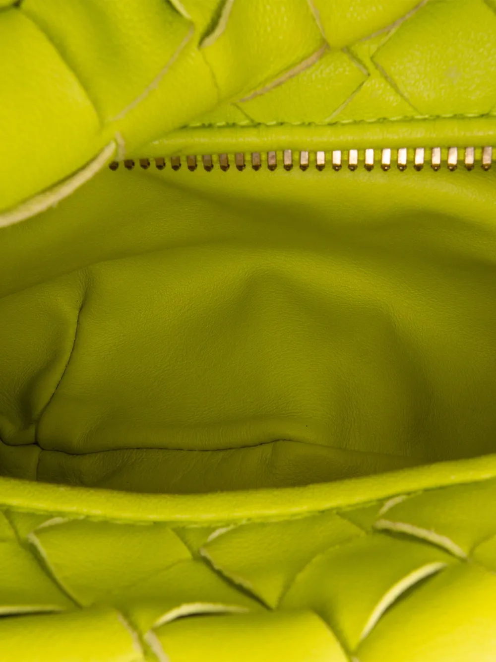 Pre-owned Bottega Veneta 2012-2024 Mini Nappa Intrecciato Jodie Hobo Bag In Green