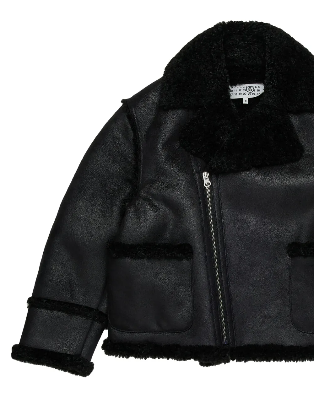MM6 Maison Margiela Kids Jack met opgestikte zak Zwart