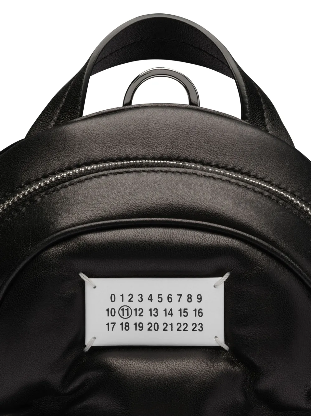 Maison Margiela Glam Slam Quilted Backpack In Black