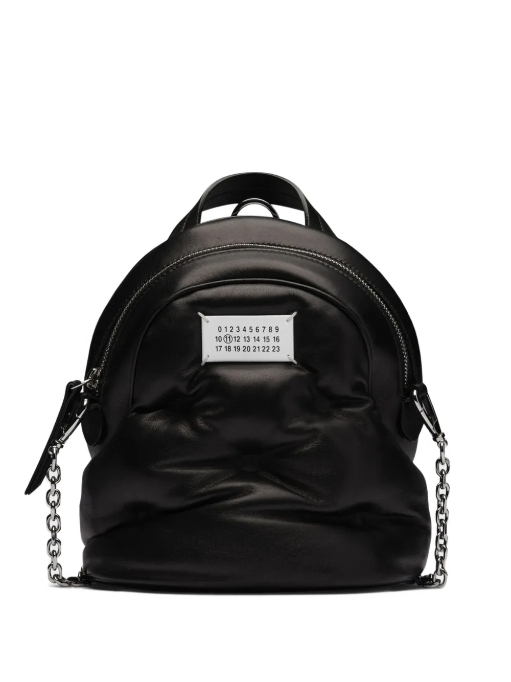 Maison Margiela Glam Slam Quilted Backpack In Black