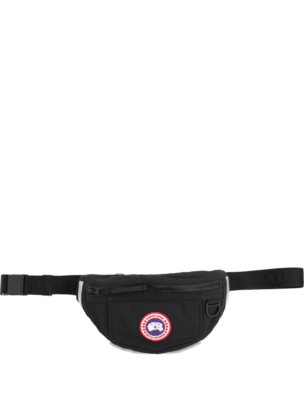 Canada Goose logo-patch belt bag - Nero