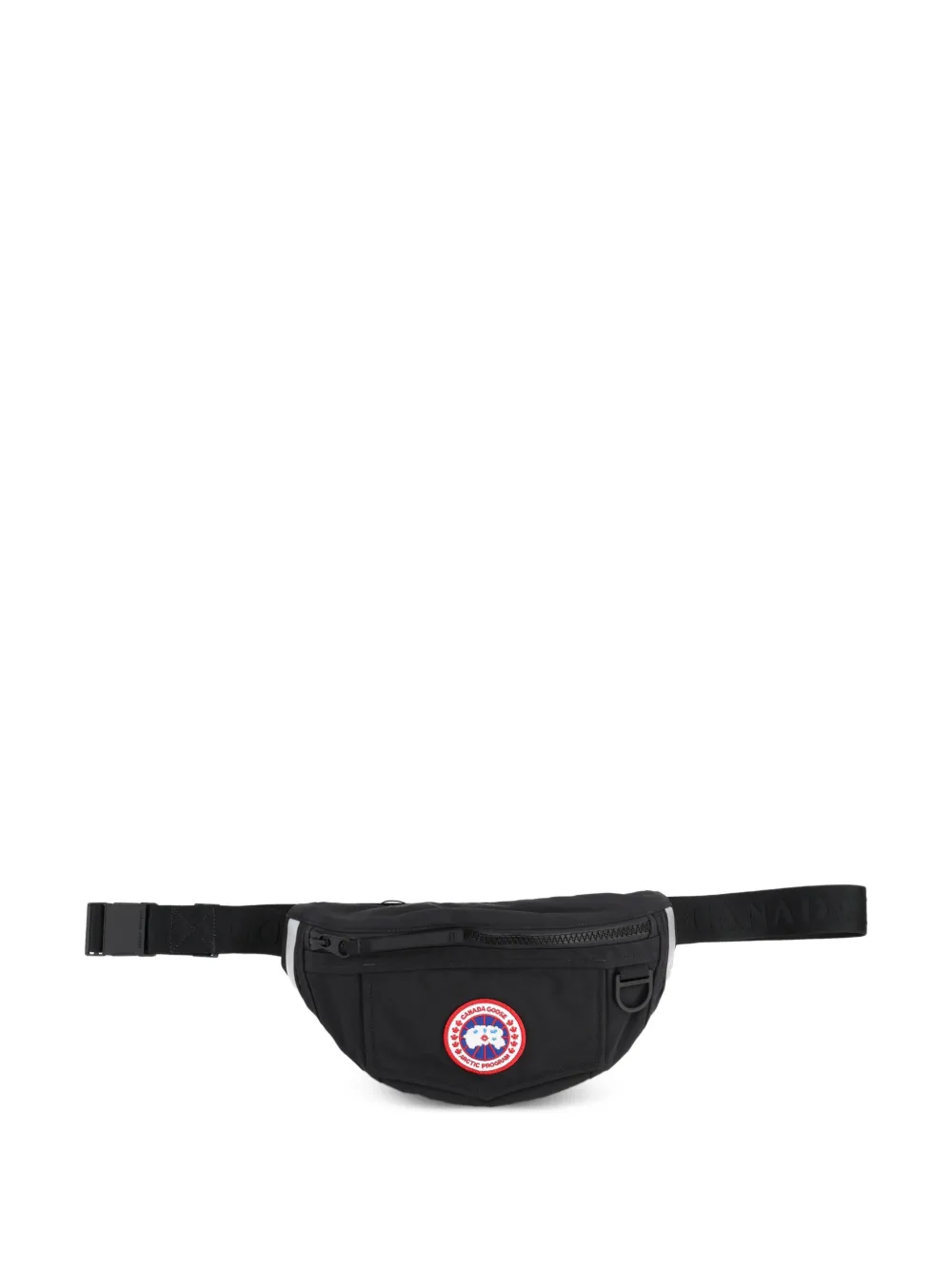 Canada Goose logo-patch belt bag - Nero