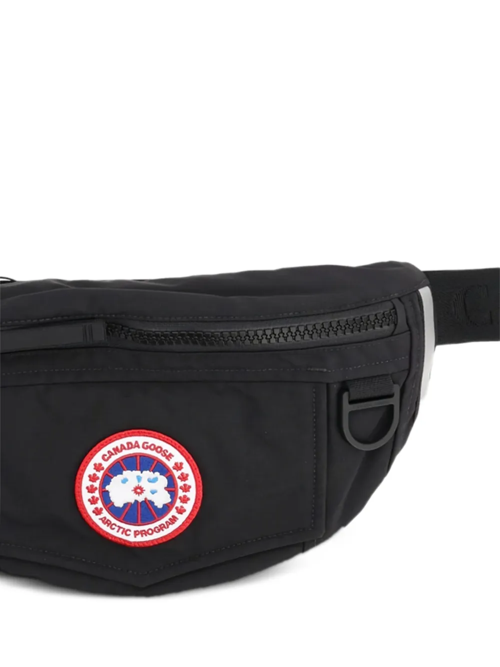 Canada Goose logo-patch belt bag - Zwart