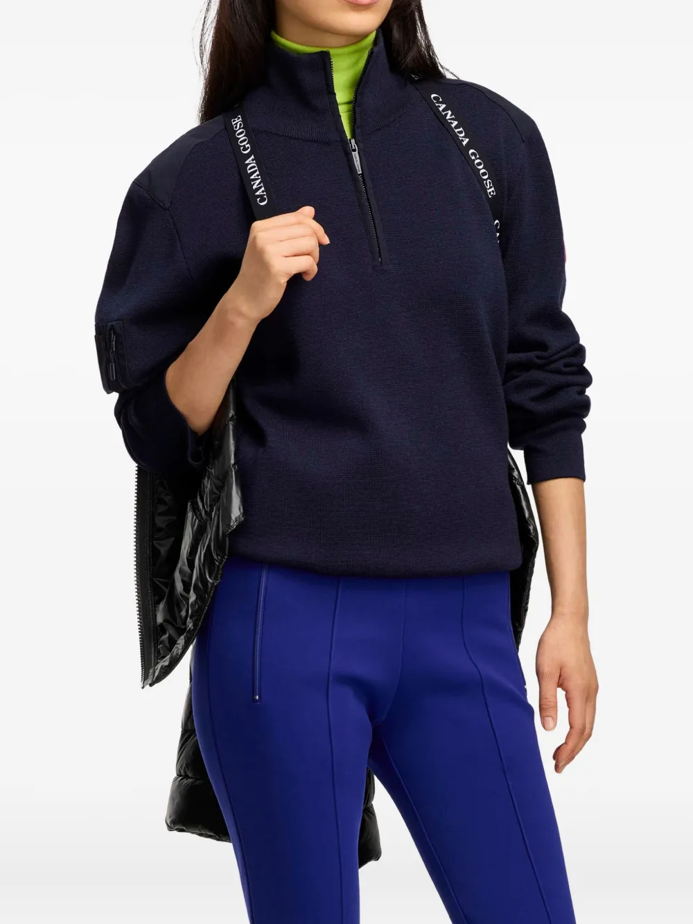 Canada Goose Jack met rits en logo Zwart