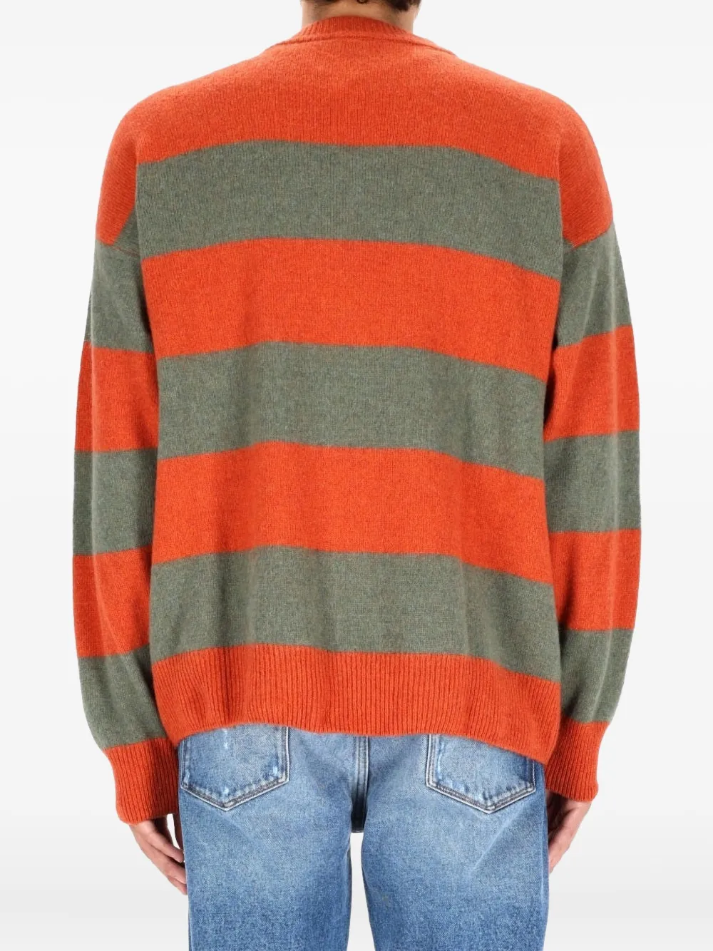 AMISH Gestreepte trui Oranje