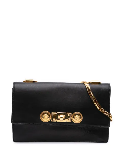 Versace Pre-Owned 1990-2025 Leather Medusa Flap Chain shoulder bag