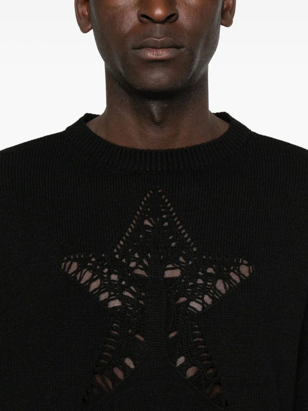 Vision Of Super Long-sleeved Sweatshirt In Black