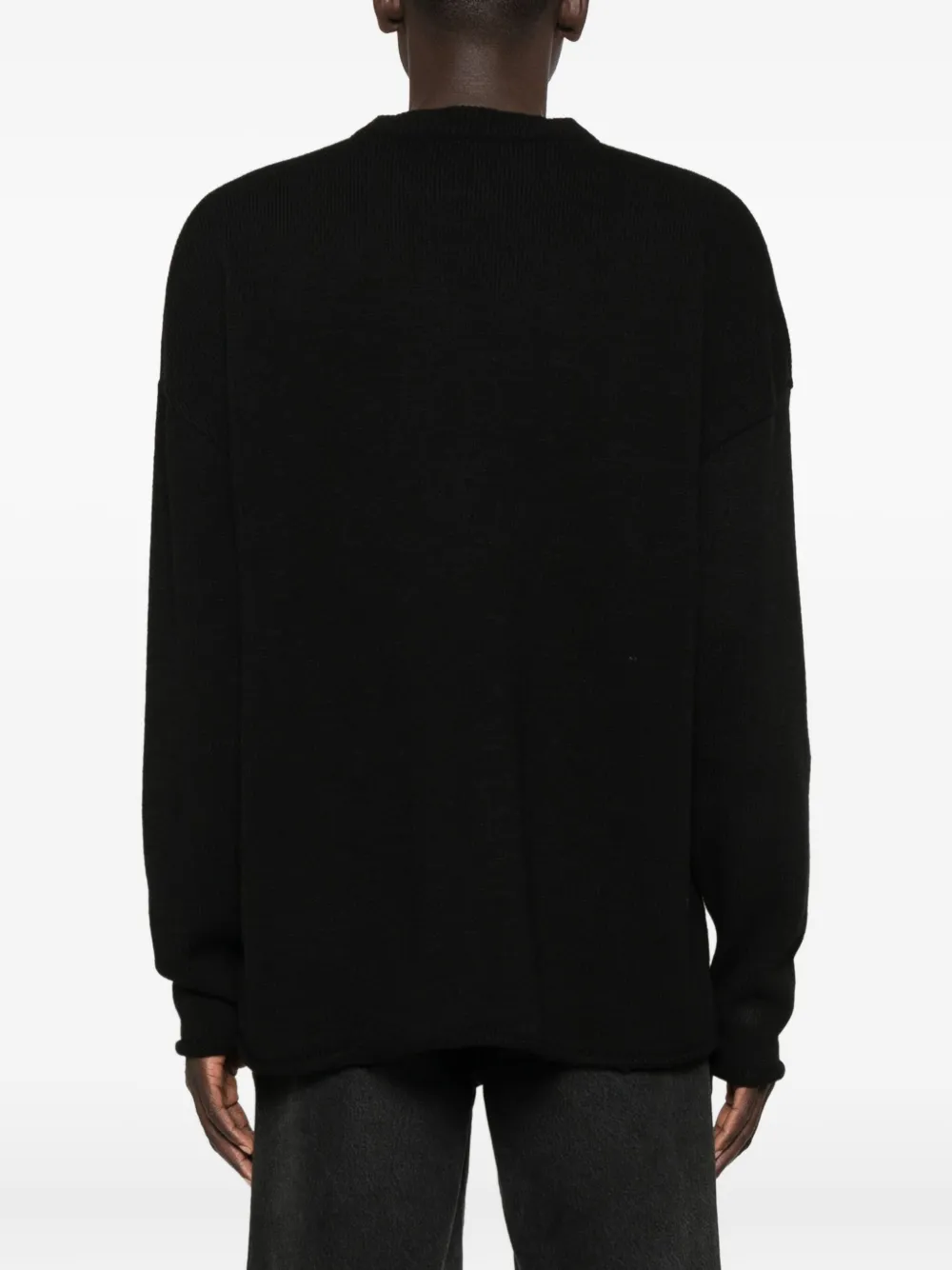 Vision Of Super Long-sleeved Sweatshirt In Black