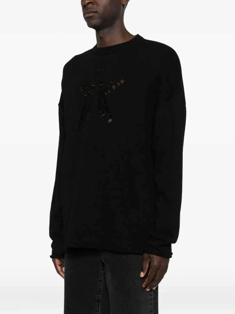 Vision Of Super Long-sleeved Sweatshirt In Black