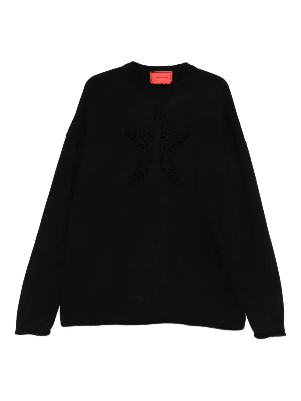 Vision Of Super crew-neck sweater | Black | Image 1